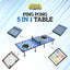 5-in-1 Table Tennis for Kids