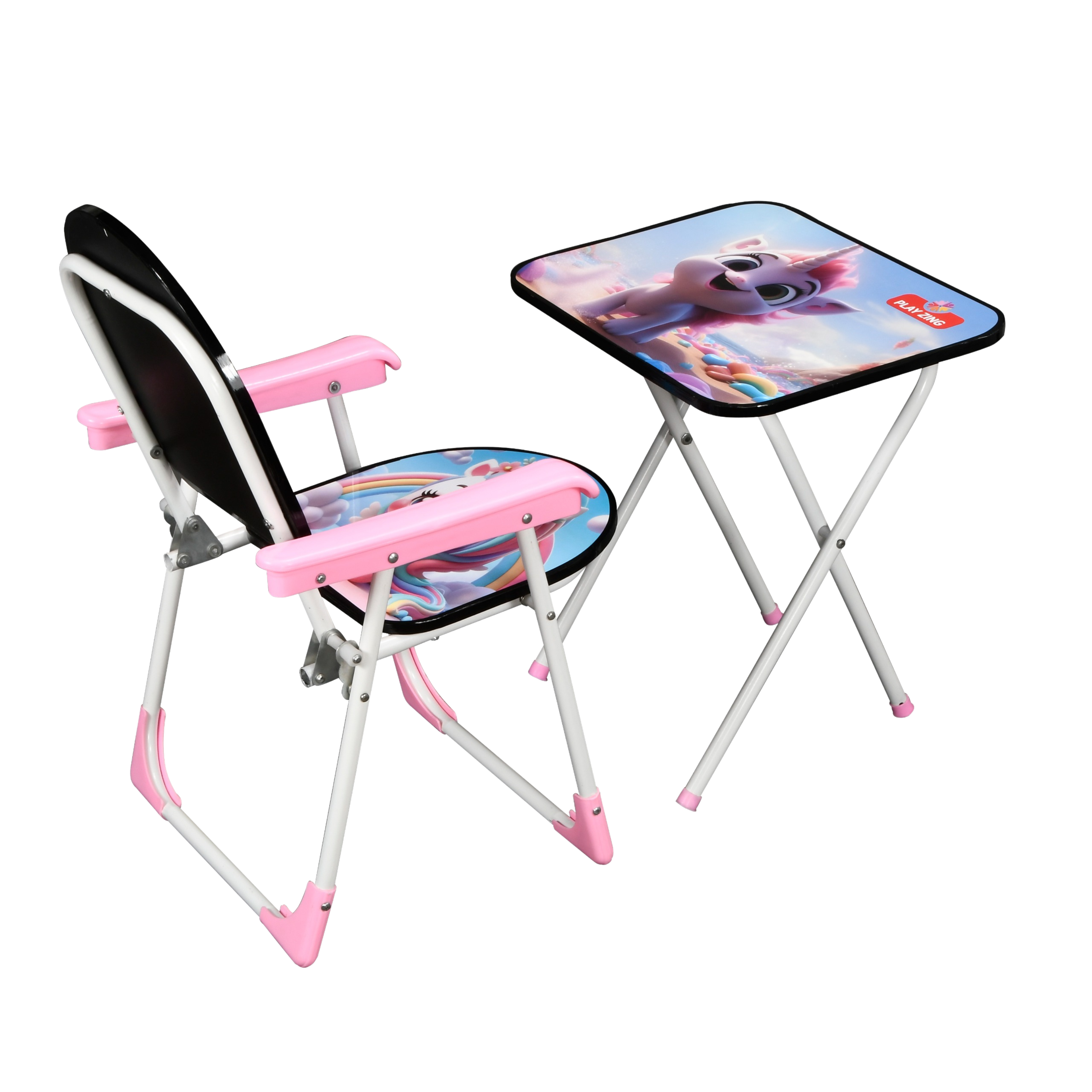 Deluxe Kids Folding Study Chair & Table Set Main image