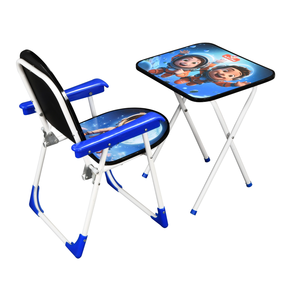 Deluxe Kids Folding Study Chair & Table Set