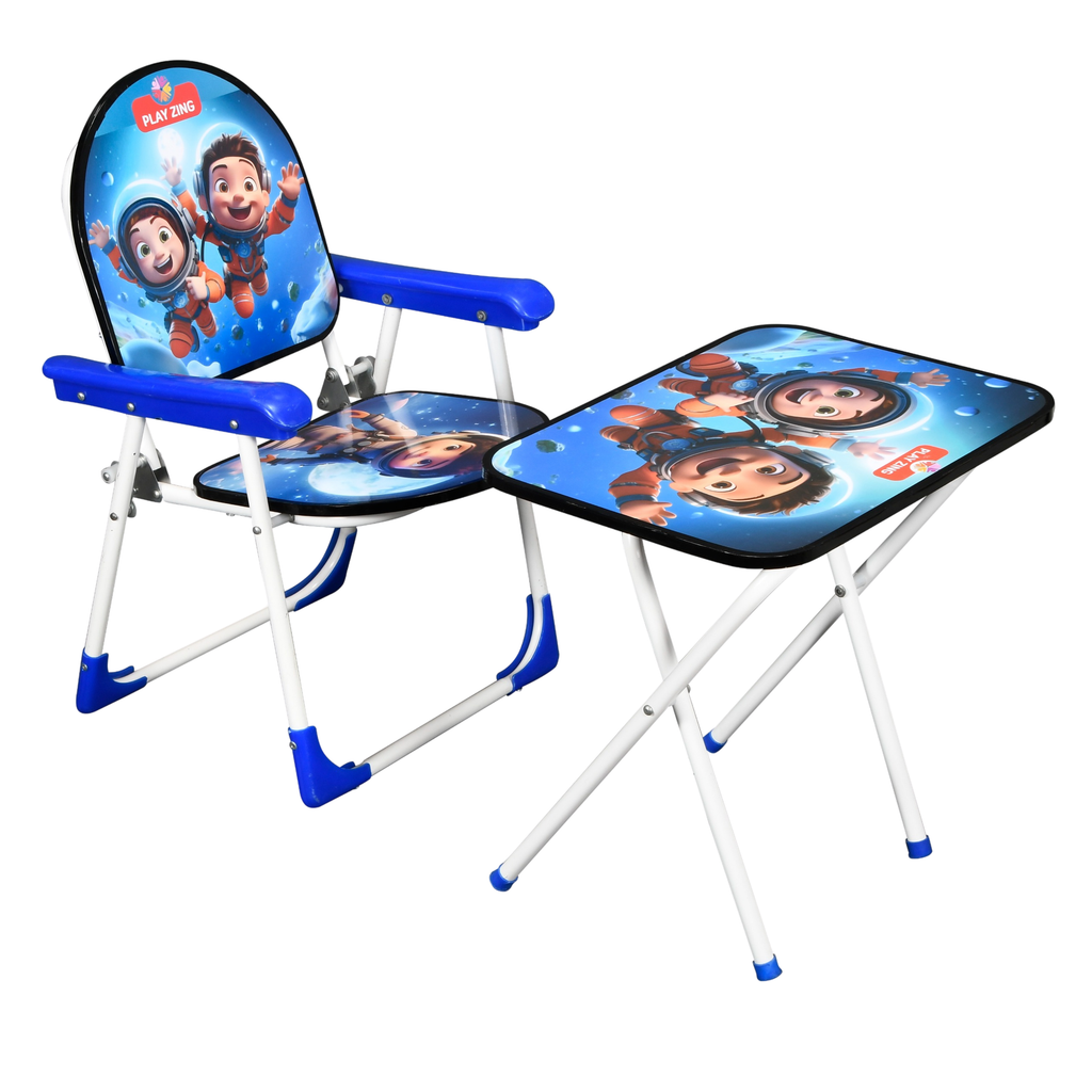 Deluxe Kids Folding Study Chair & Table Set