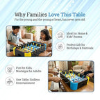 3-in-1 Foosball Table Indoor Game Set