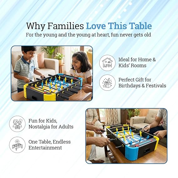 3-in-1 Foosball Table Indoor Game Set