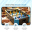 3-in-1 Foosball Table Indoor Game Set