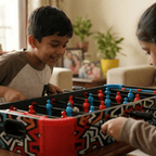 3-in-1 Soccer Foosball Table Indoor Game Set