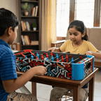 3-in-1 Soccer Foosball Table Indoor Game Set