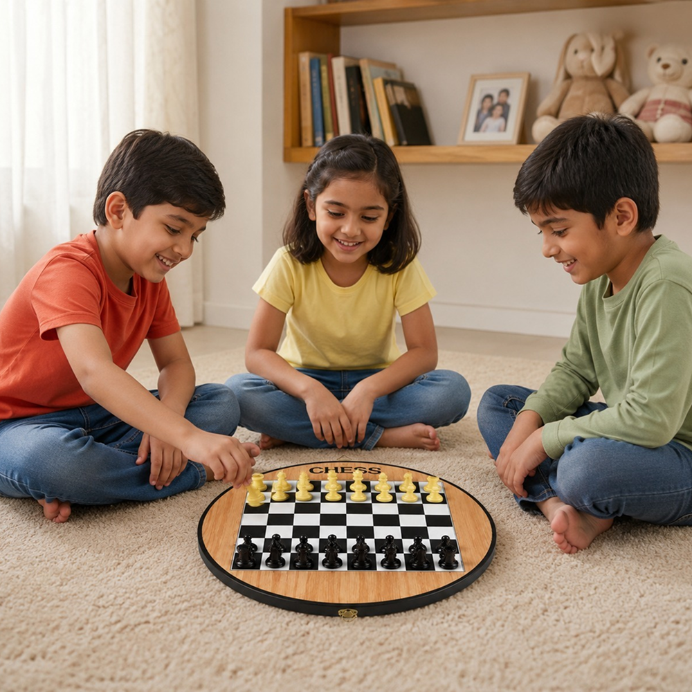 2-in-1 Magnetic Dart Board with Chess Game Secondary image