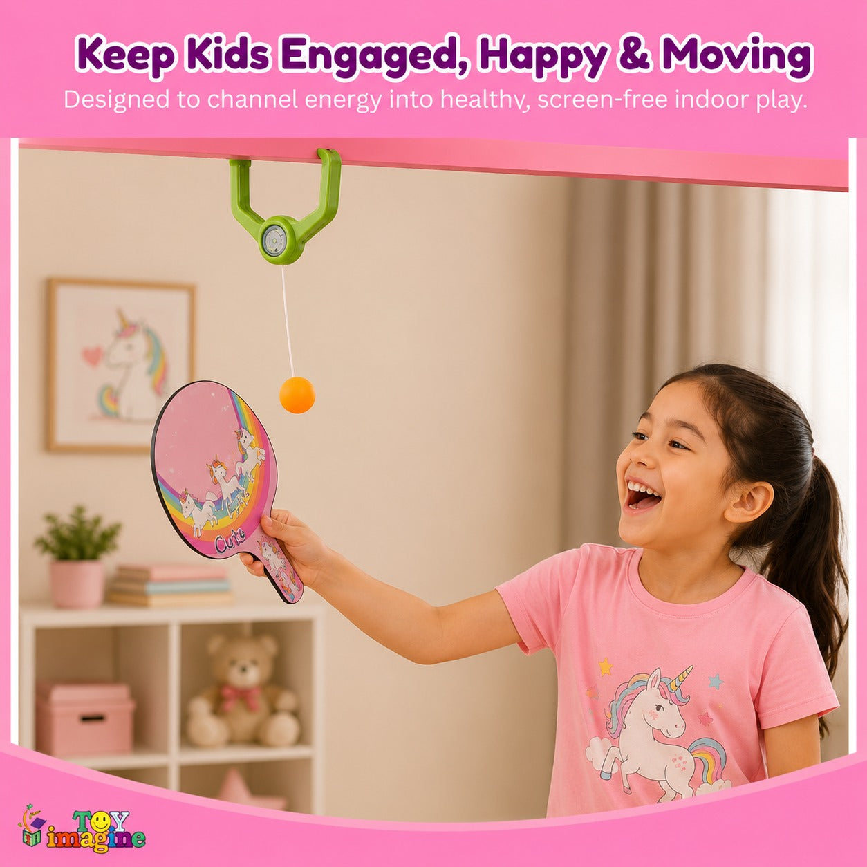 Deluxe Ping Pong Training Set for Kids & Beginners Main image