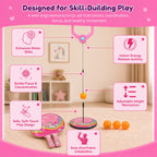Deluxe Ping Pong Training Set for Kids & Beginners