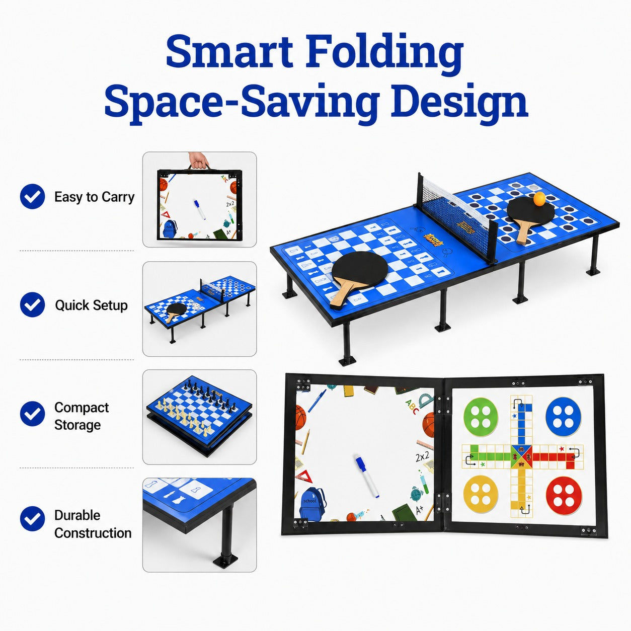 5-in-1 Table Tennis for Kids