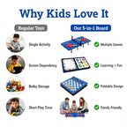 5-in-1 Table Tennis for Kids