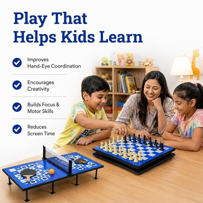 5-in-1 Table Tennis for Kids